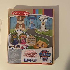 Paw patrol magnetic pretend play set